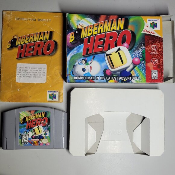 Bomberman Hero Nintendo 64 N64 cib complete - Picture 1 of 15
